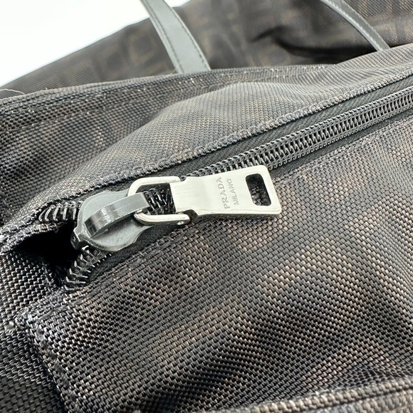 Prada Triangle Tote Bag Black - Picture 10 of 10